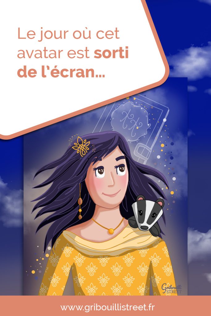 Un avatar qui sort de l'écran