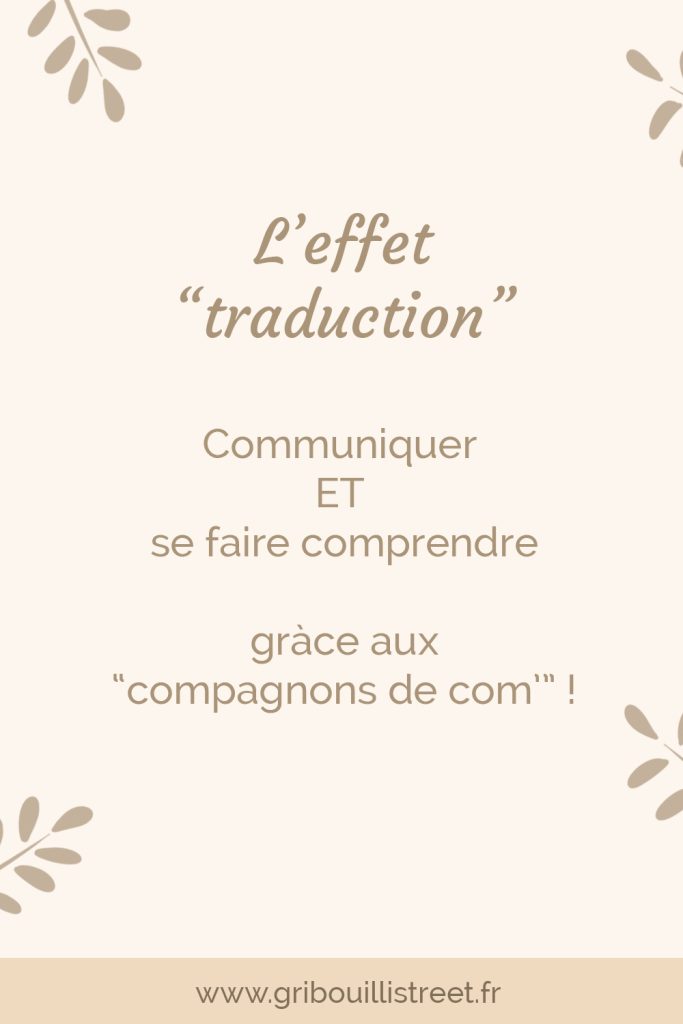 L'effet "Traduction " d'un compagnon LA solution ultime ?